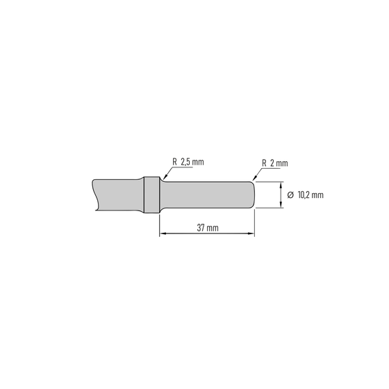REXID vídiás gépi stokkoló véső – 16 fogú, 14mmx14mm