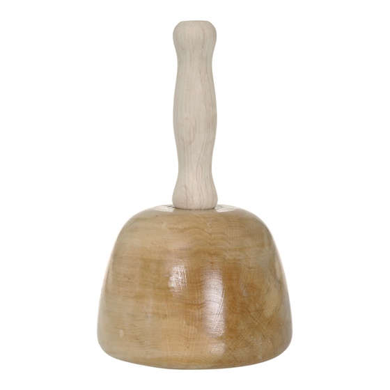 Fa bunkó – 130mm-es átmérőjű, 750g-os súlyú