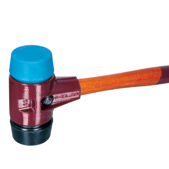 Simplex betétes gumikalapács – kétoldalú, 30mm-es átmérőjű, 300g-os súlyú